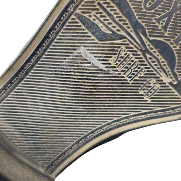 Roxy Faux Leather Embroidered Zipper Tassel Ankle Booties Charcoal Gray Size 10 - Picture 7 of 9